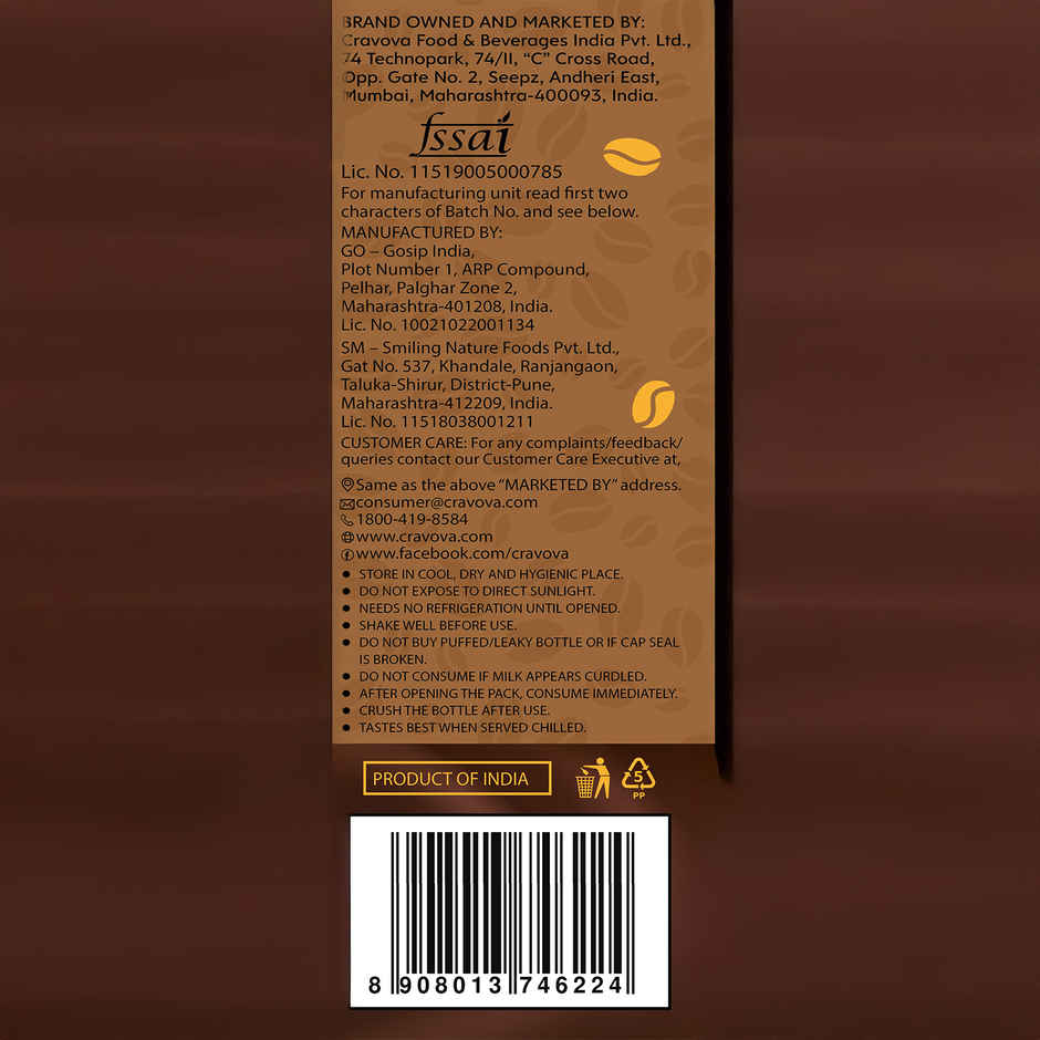 Cravova Hazelnut Cold Coffee