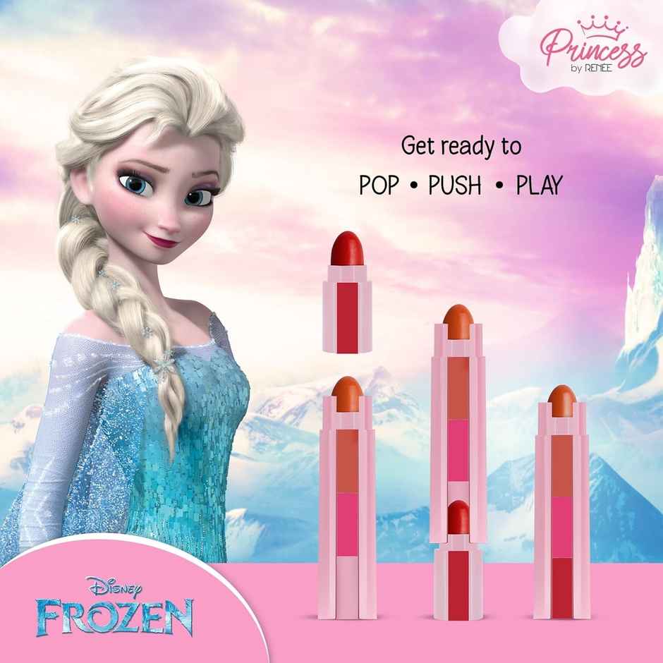 Disney Frozen Princess By Renee Candy 3-In-1 Tinted Lipstick Elsa