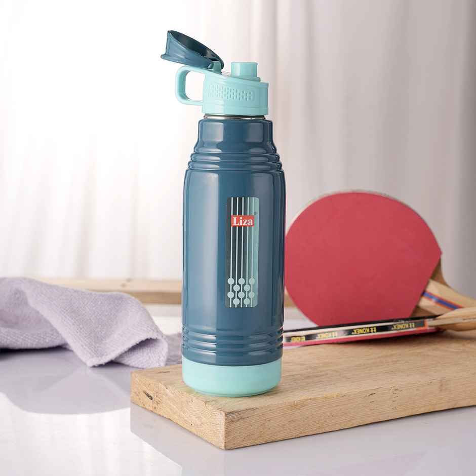 Liza Industries Steel Smart Inner Steel Insulated Bottle | 600 ml | Colour May Vary