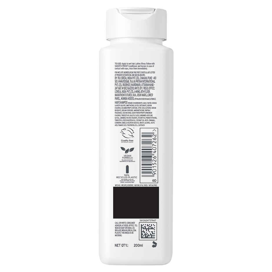 Biolage Smoothproof Anti-Frizz Shampoo with Camellia oil and Glycerin for 72HR Frizz Control