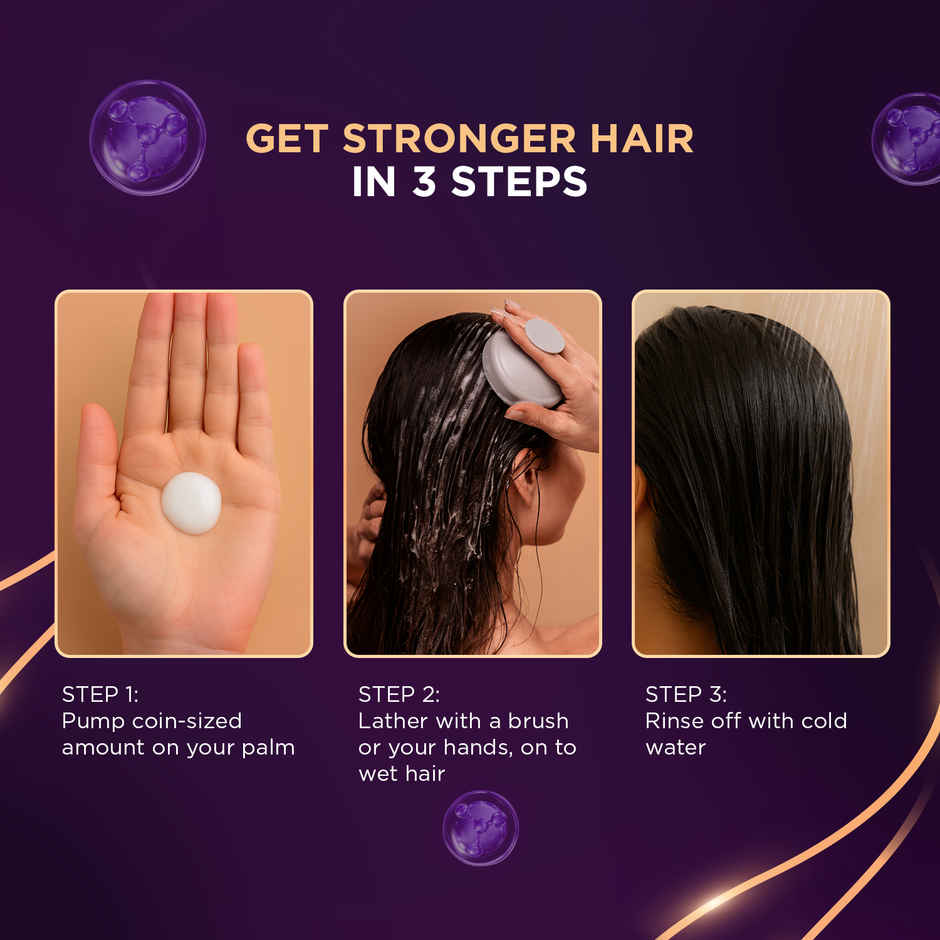 Livon Keratin Shampoo for Women & Men | Repairs Damaged Hair|Smooth & 5x Stronger Hair|No Parabens