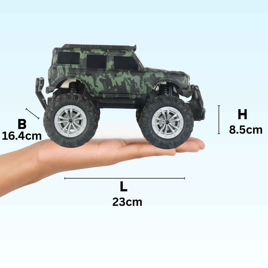 Race N Roll Off Roader Rechargeable Remote Control Monster Truck - For Military