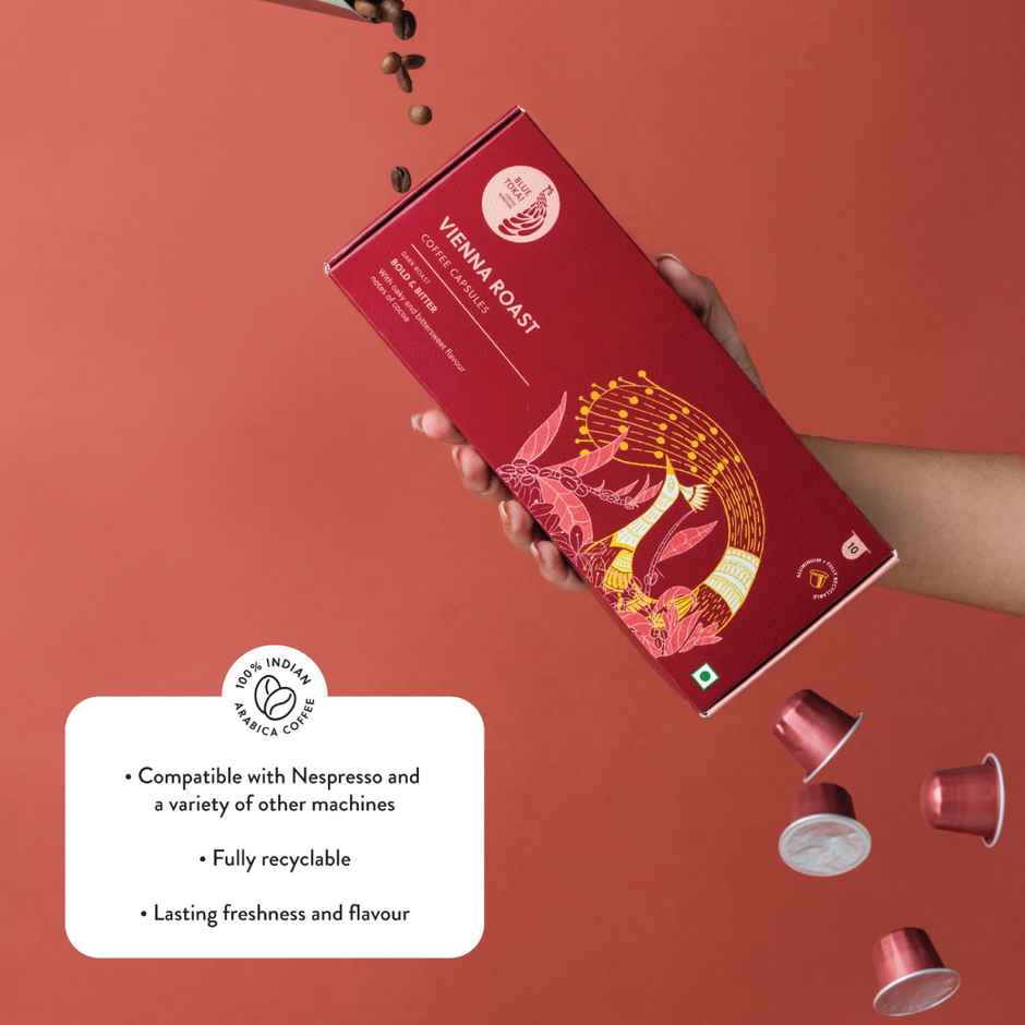 Blue Tokai Vienna Dark Roast Coffee Capsule Combo
