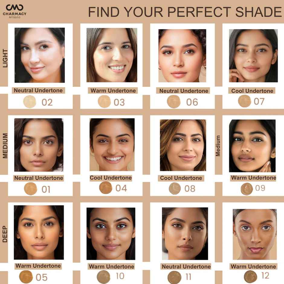Charmacy Milano Matte Foundation 05
