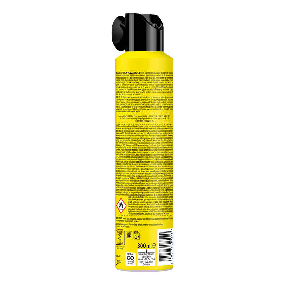 Glued Blasting Freeze Hairspray With Ultra Strong Hold & Lasts upto 72 Hrs
