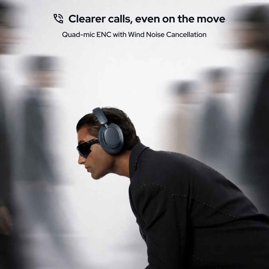 Noise Airwave Max 6 Overhead Wireless Headphone | Carbon Black