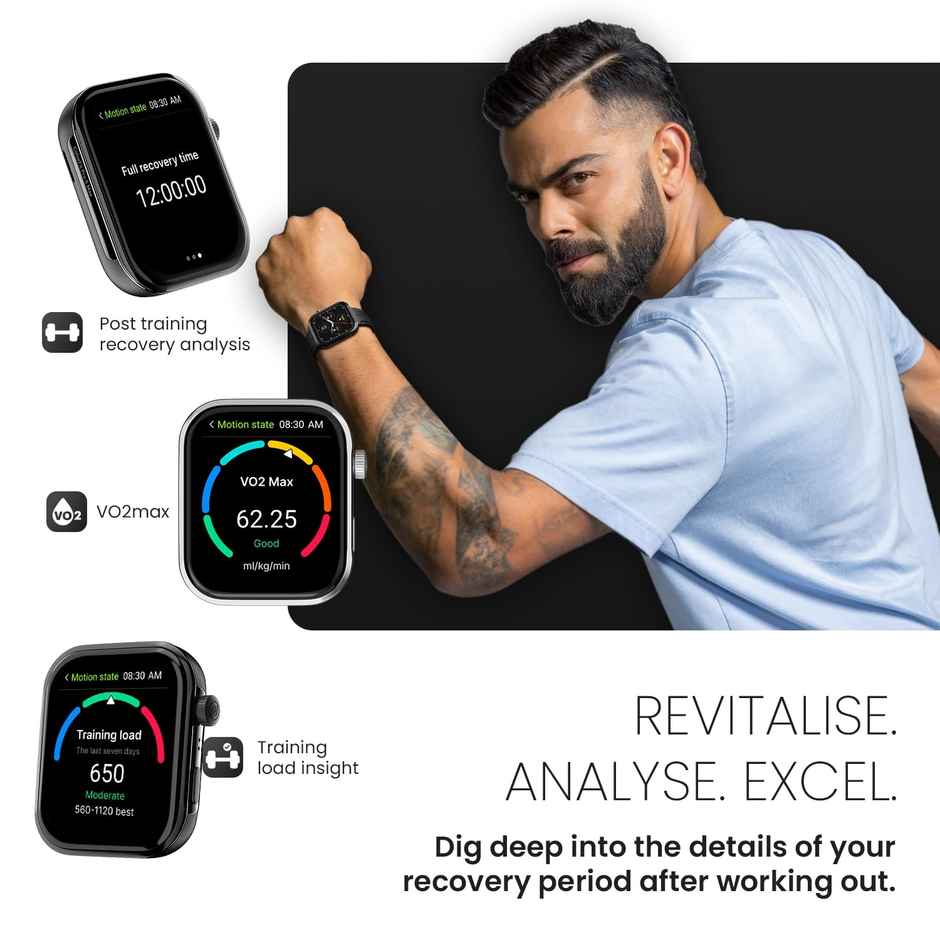 Noise ColorFit Pro 5 Max Smartwatch - Jet Black