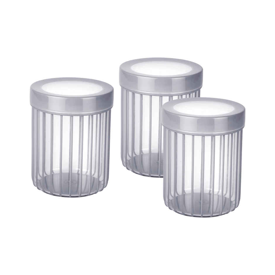 Joyo Better Home Linea Container 780 ml (3 Pcs Set)- Grey