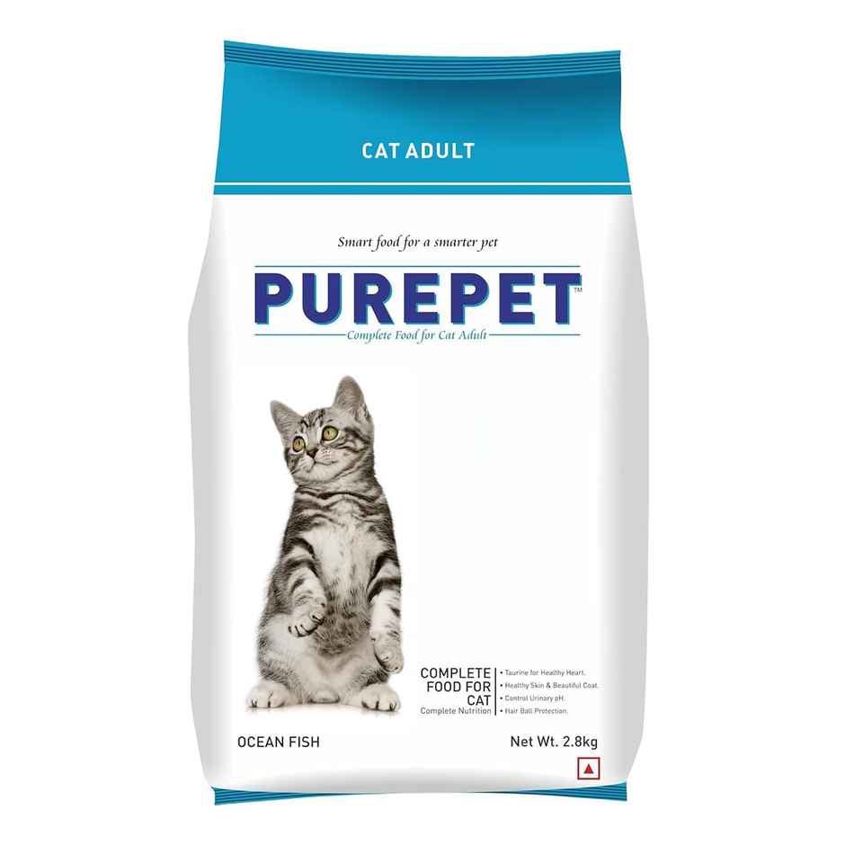 Purepet Ocean Fish Adult Dry Cat Food Combo 