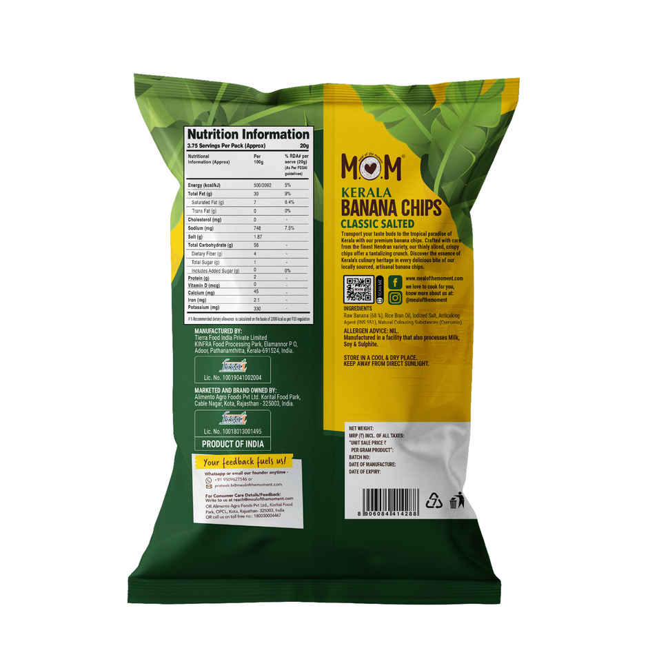 MOM Kerala Banana Chips | Classic Salted