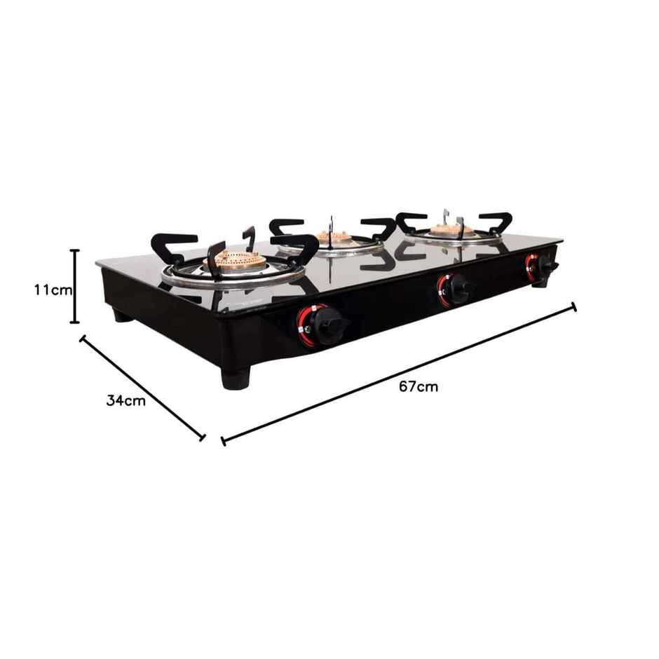 Butterfly Smart 3B Glass Top Stove