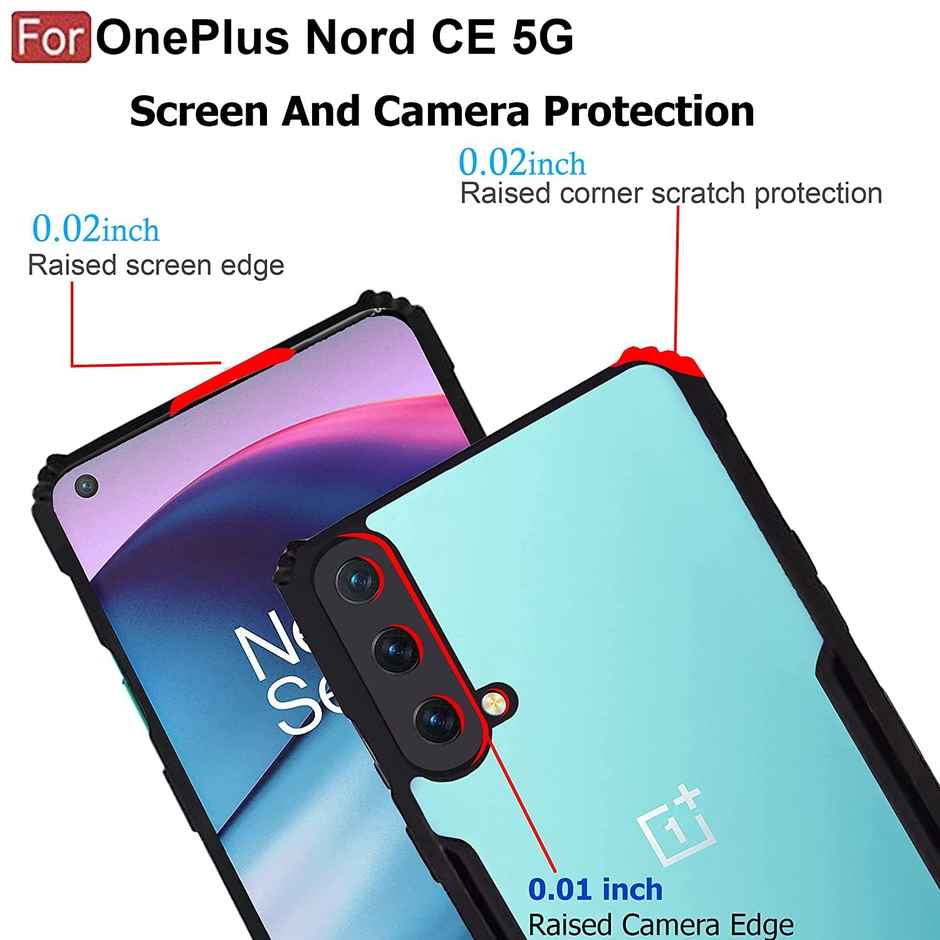 Zapcase Back Cover for OnePlus Nord CE 5G | Matte-Black