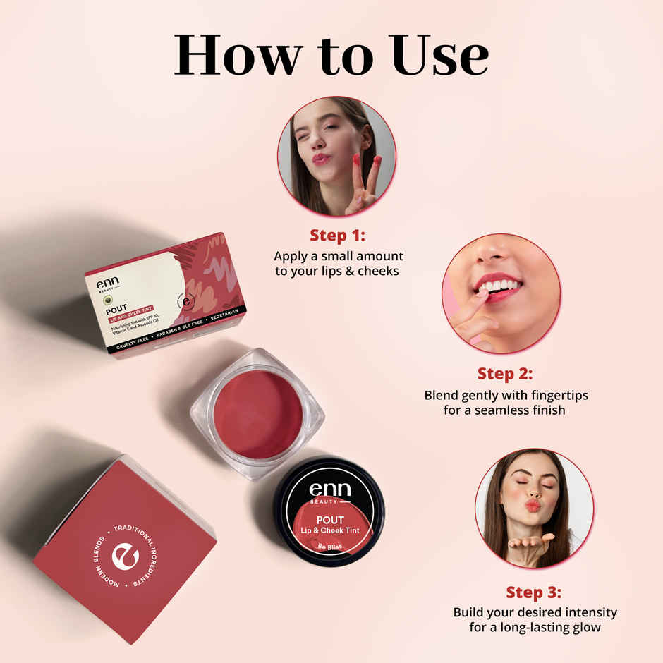 Enn Beauty Pout Lip & Cheek Tint (Be Bliss)