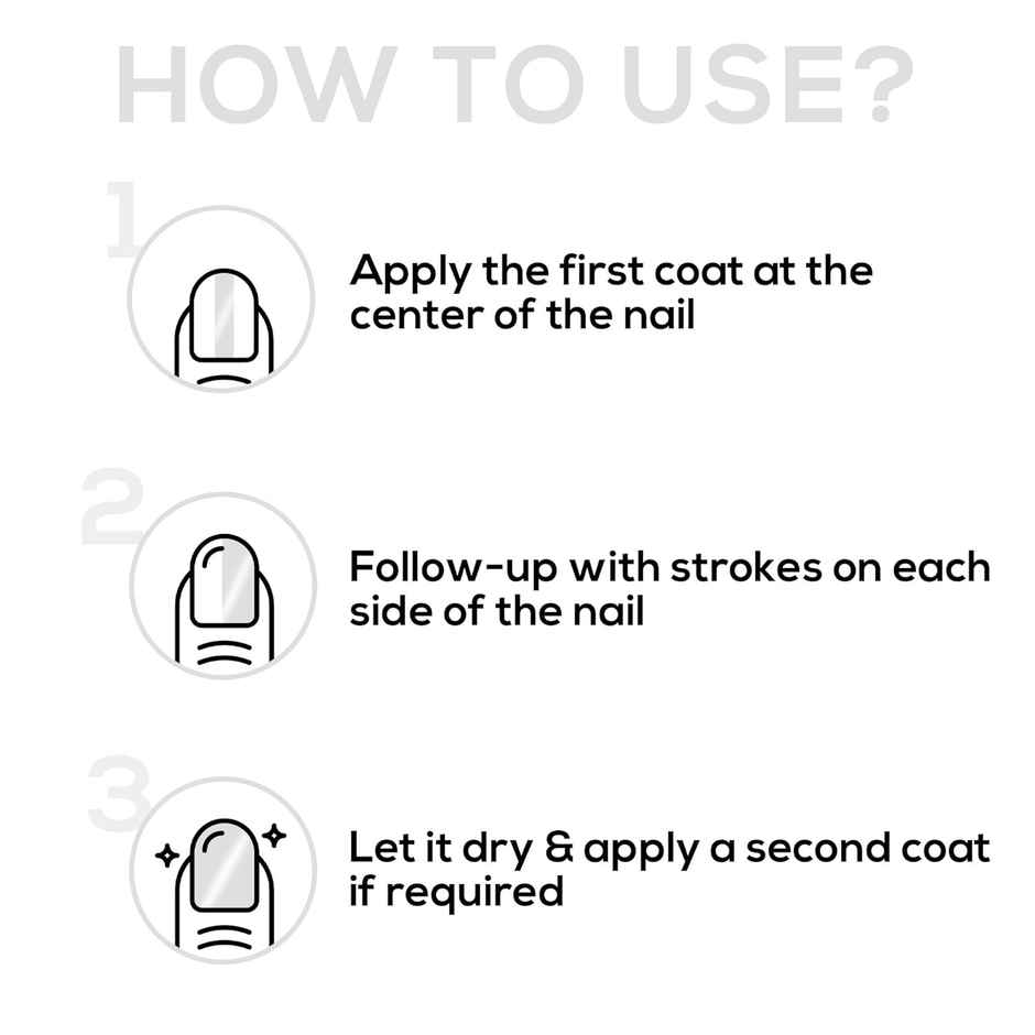 Renee Top Coat Nail Enamel | Long-Lasting Shine