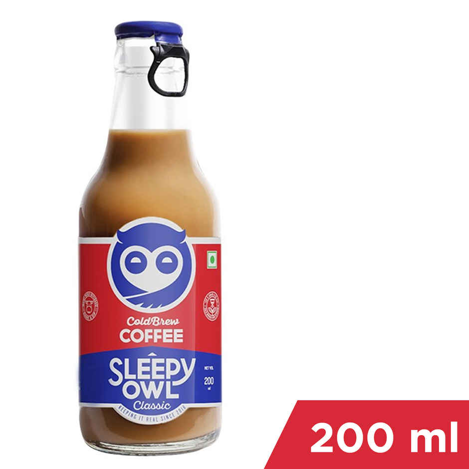 Sleepy Owl Classic Cold Coffee | Ready to Drink Coffee Beverage