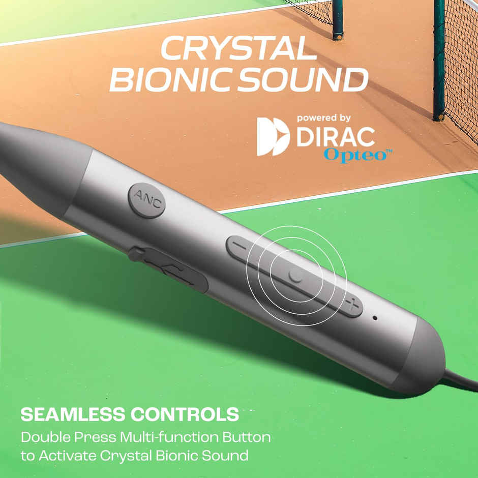 boAt Rockerz 280 ANC w/Crystal Bionic Sound Powered by Dirac Opteo(Funky Grey)