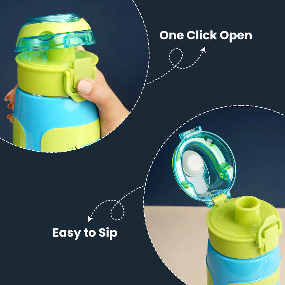 Nayasa Turbo Insulated Inner Stainless Steel BPA Free Water Bottle | 730 ml | Green