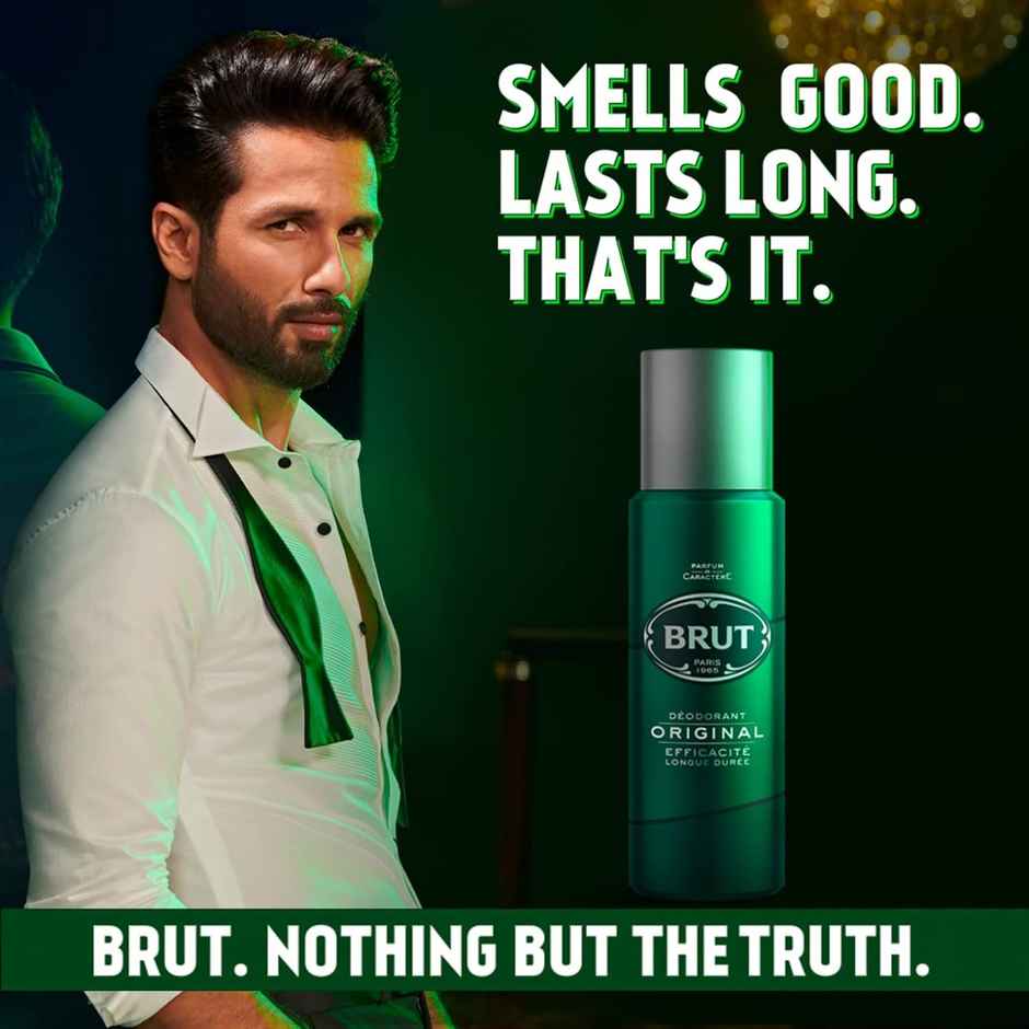 Brut Original Deodorant Spray For Men, Long-Lasting Masculine Fragrance, Imported