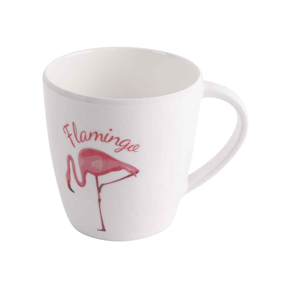 Cello Melamine Joycee Mugs, 200ml, Flamingo design (Set of 4)