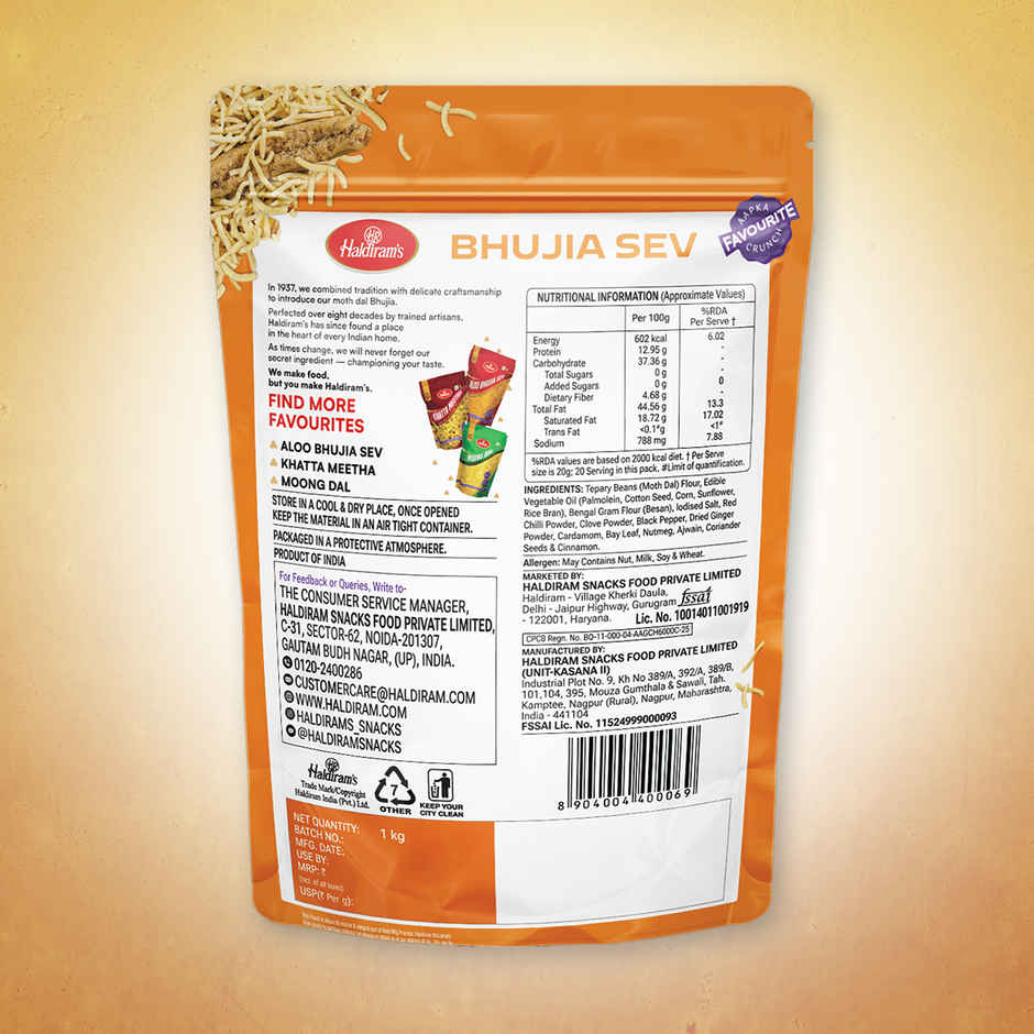 Haldiram's Bhujia | Spicy & Crunchy Snack