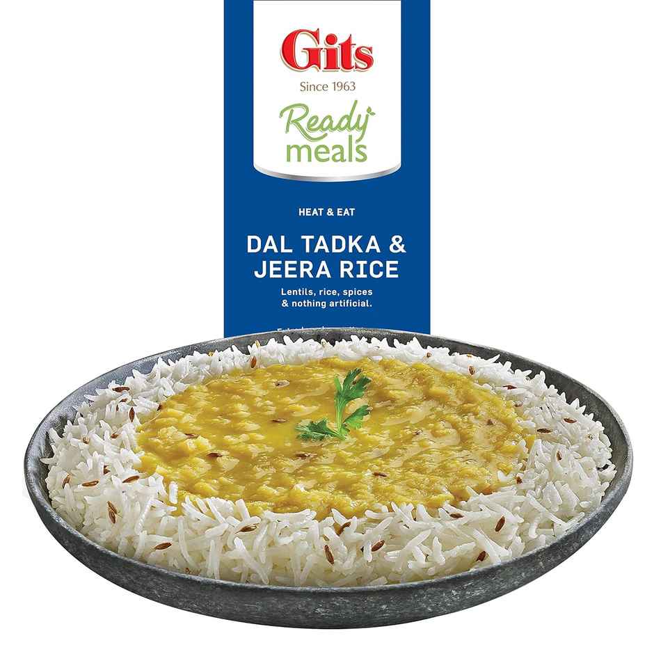 Gits Ready To Eat Jeera Rice & Dal Tadka Combo | Authentic & Convenient