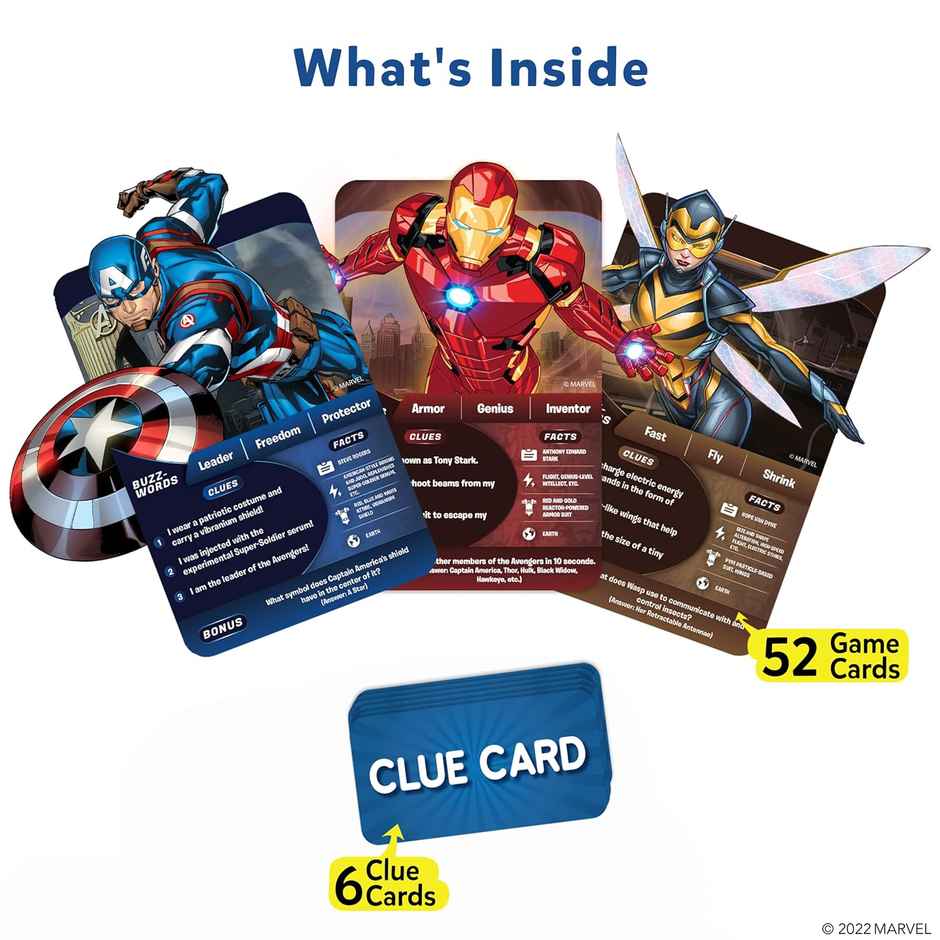 Skillmatics Guess In 10 Marvel Edition Card Game (8+ Years)