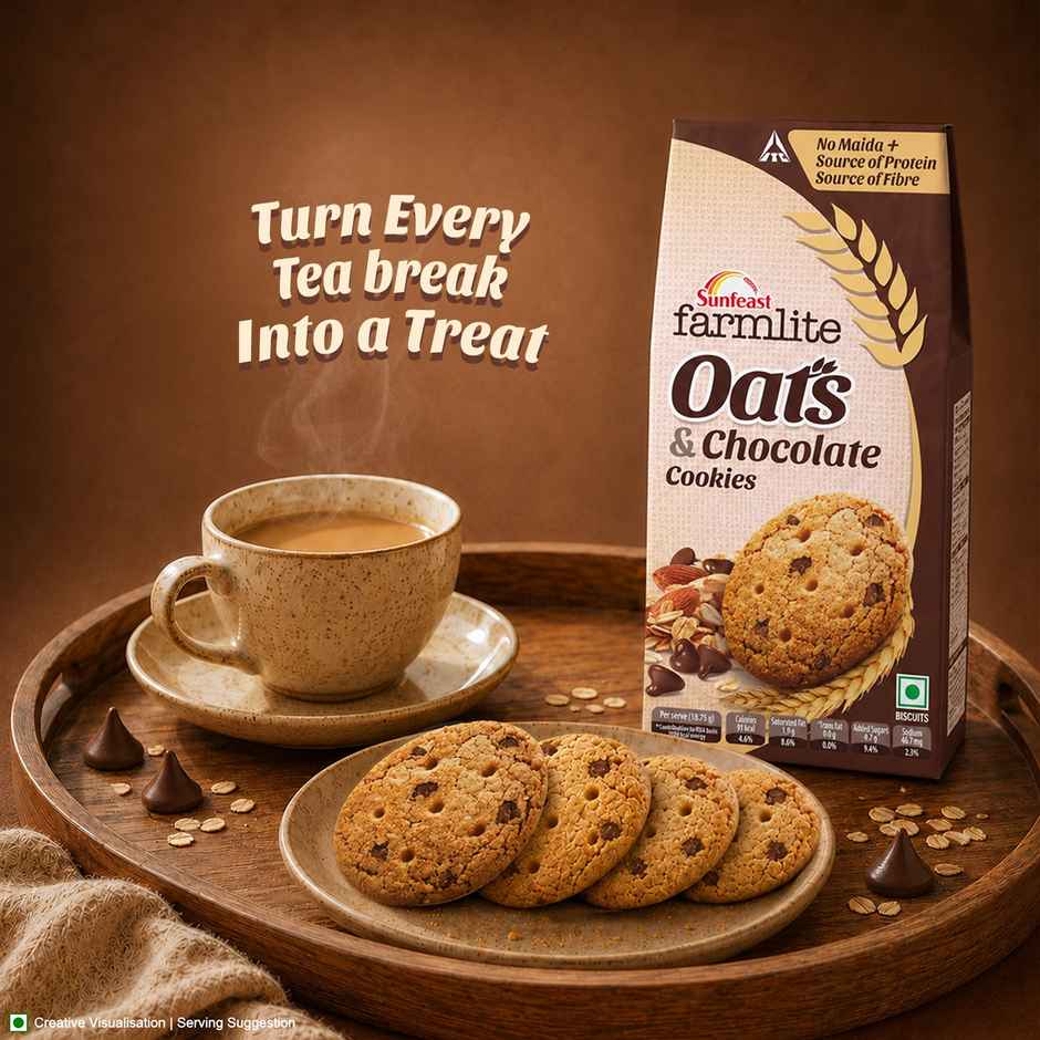 Oats & Chocolate Cookies By Sunfeast Farmlite