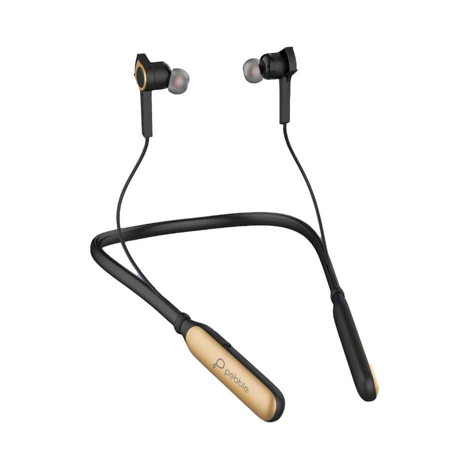Pebble Flex Go Magnetic Wireless Neckband | TrueBass Sound, 12H Playtime & In-Built Mic