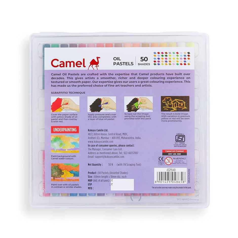 Camel Oil Pastel 50 Shades Reusable Plastic Pack