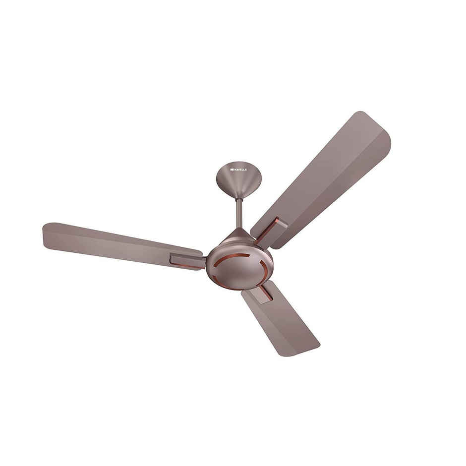 Havells Ambrose ES Ceiling Fan, 1200mm, Energy Saving, 100% Pure Copper Motor ,Cola Espresso Brown