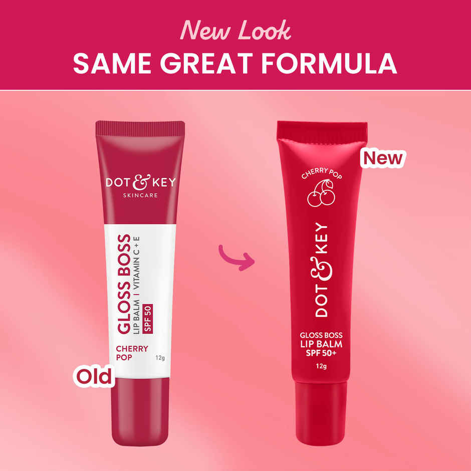 Dot & Key Gloss Boss Lip Balm SPF 50+ | Cherry Pop