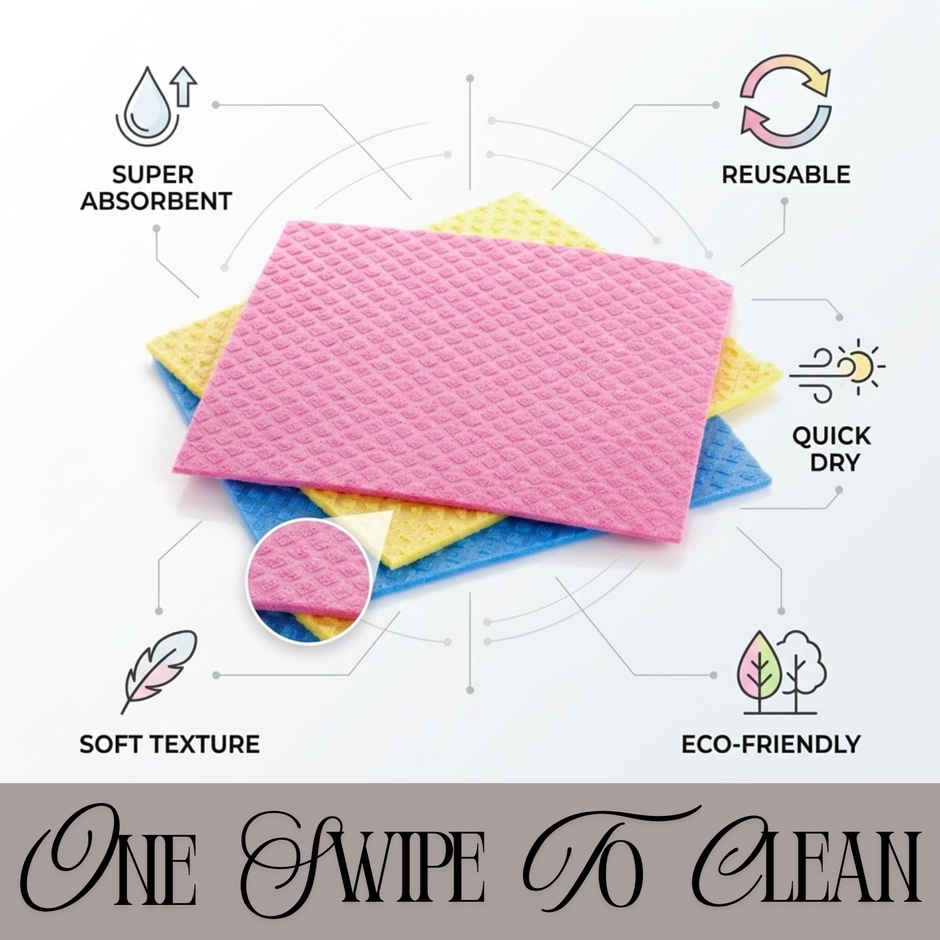 PROCLEAN Resuable Sponge Wipes