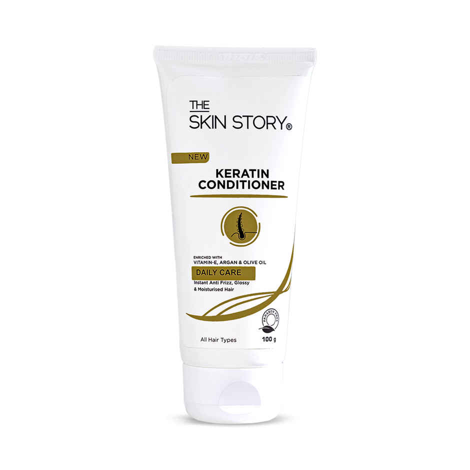 The Skin Story Keratin Hair Conditioner Anti Frizz Instant Glossy Moisturized Hair Paraben Free