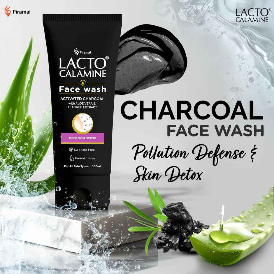 Lacto Calamine Charcoal Facewash