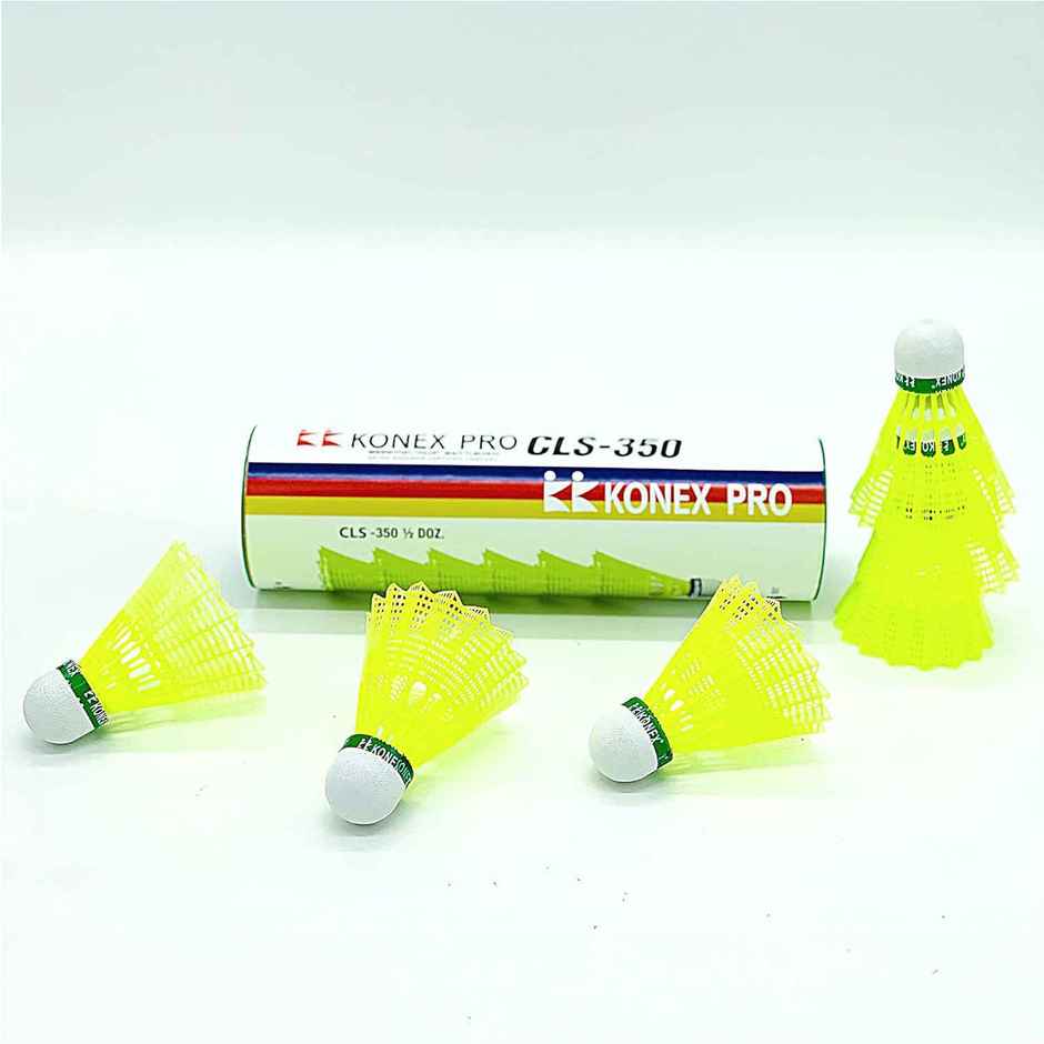 Konex CLS 350 Nylon Shuttle Cock | Yellow