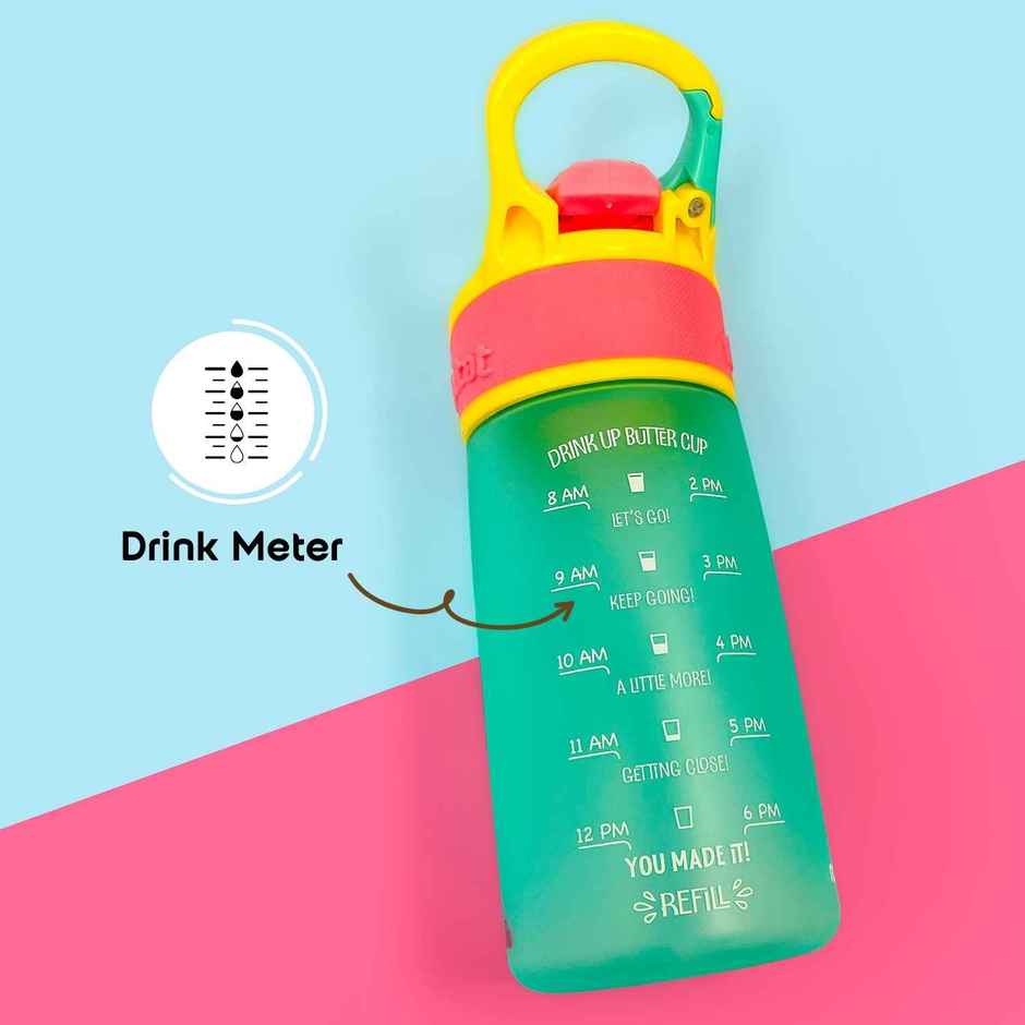 Rabitat Snap Lock | Spill-Proof 100% BPA Free Kids Water Bottle | Food-Grade