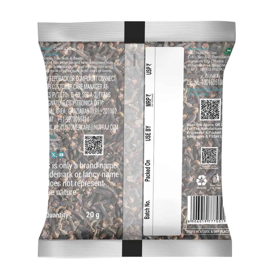 Nutraj Classic Laung (Clove / Lavang) - Pouch Combo 