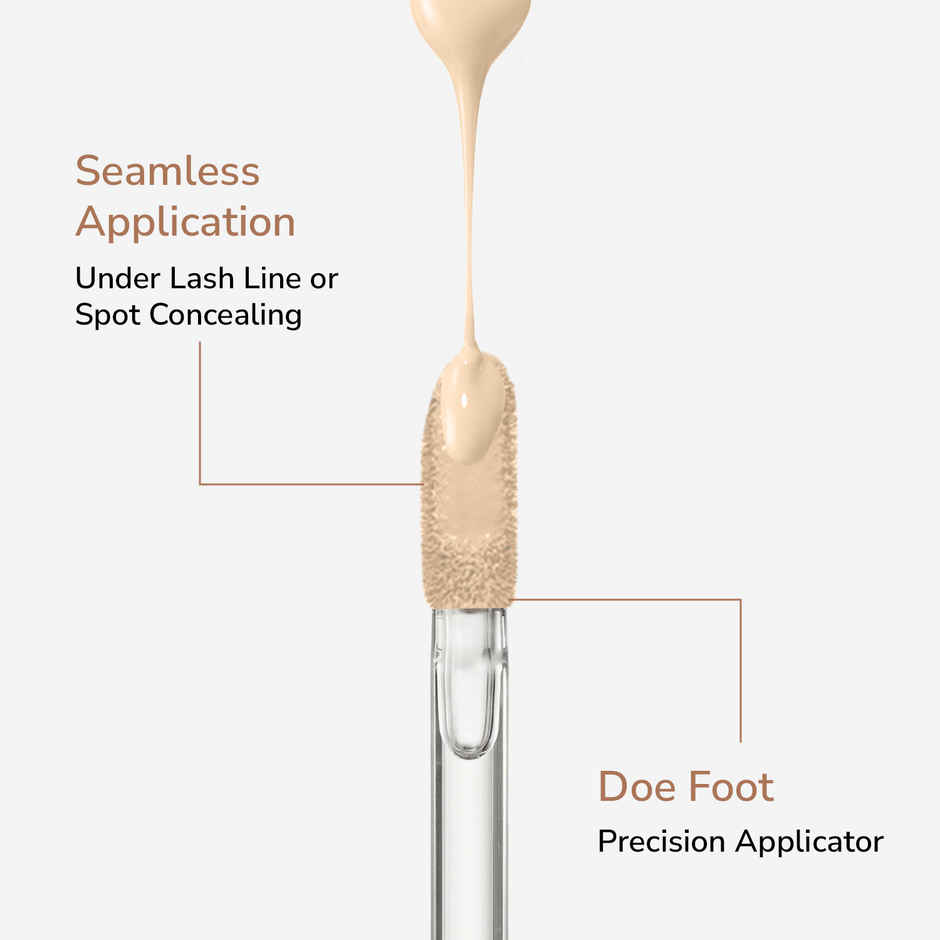 Mila Beaute Build to Cover Matte Liquid Concealer - Full Coverage, Waterproof | 101 Light Ivory