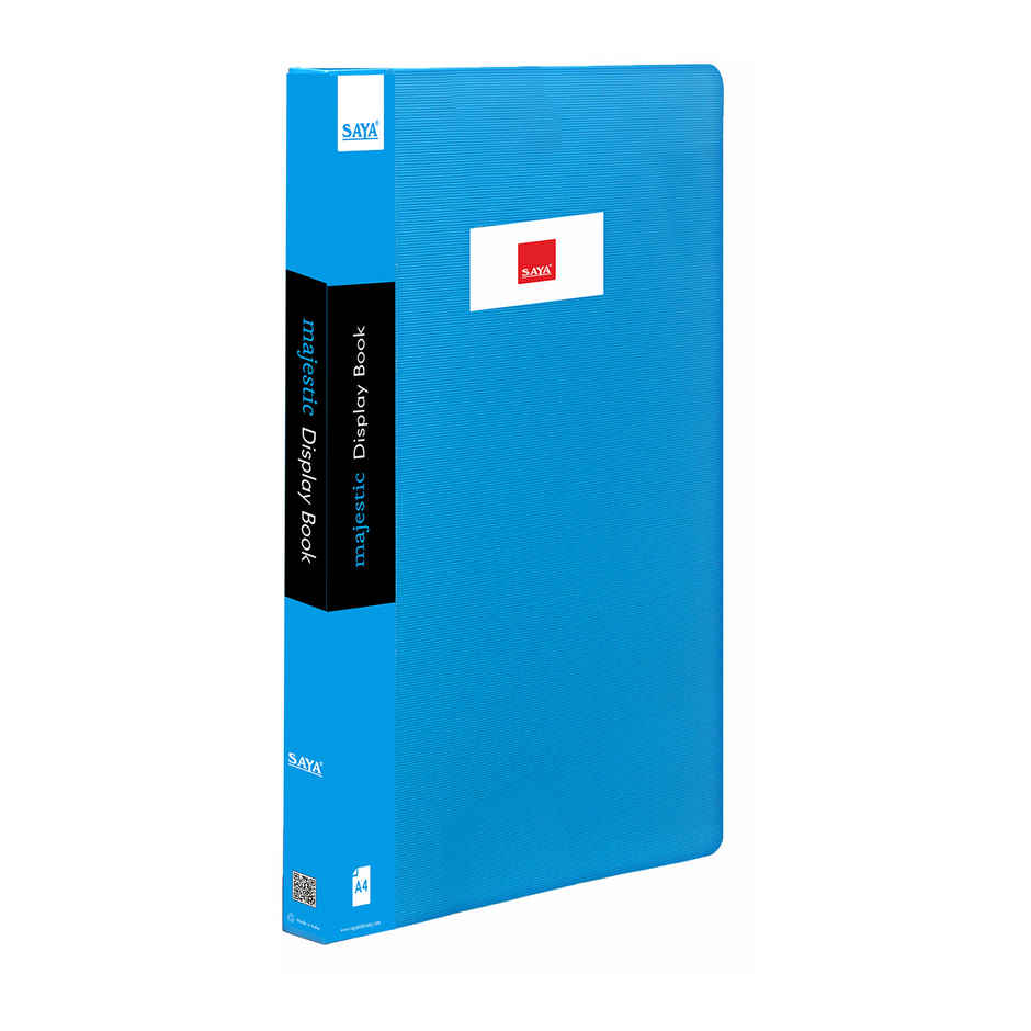 Saya Vibrant Display Book - 60 Pockets A4 Size, Document Organizer | Assorted