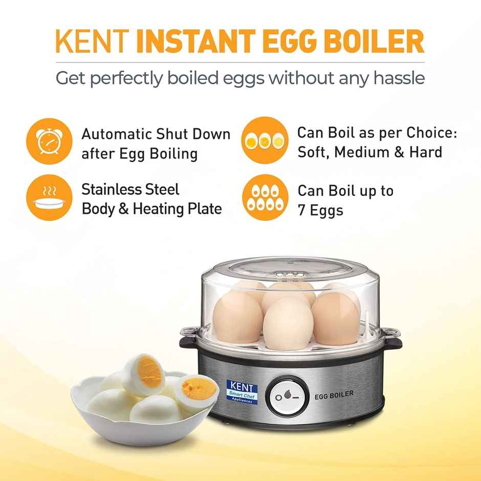 KENT 360 W Egg Boiler - 7 Eggs | Automatic Power Off