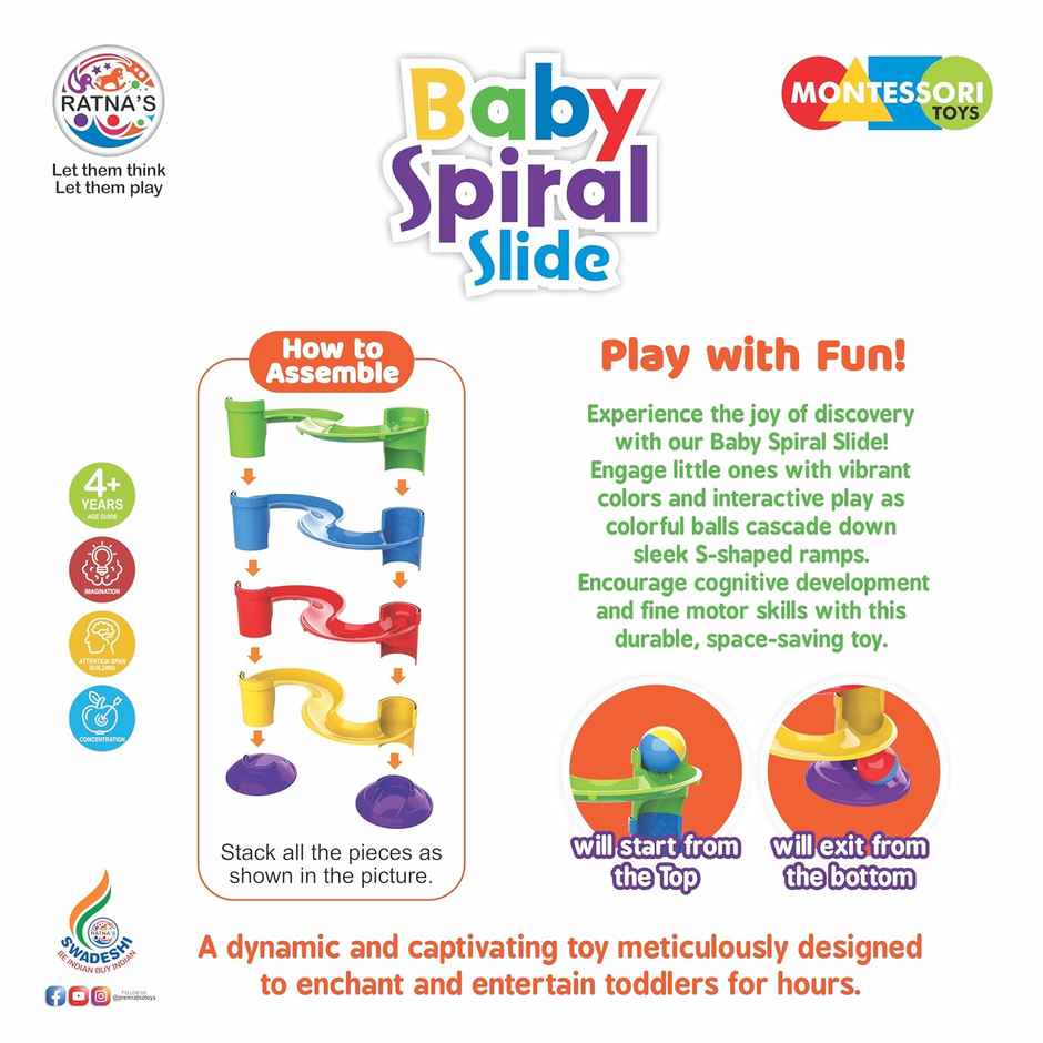 Ratna's Baby Spiral Slide Ratnas