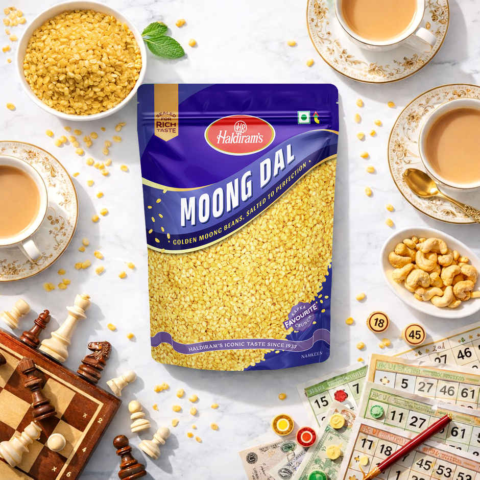 Haldiram's Moong Dal | Crispy Fried Lentil Snack