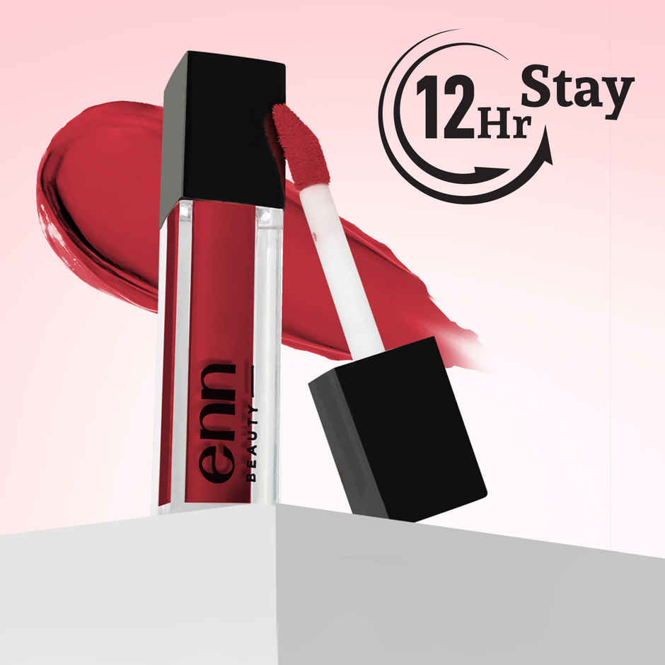 Enn Beauty Liquid Lipstick - Sangria Red | Paraben Free