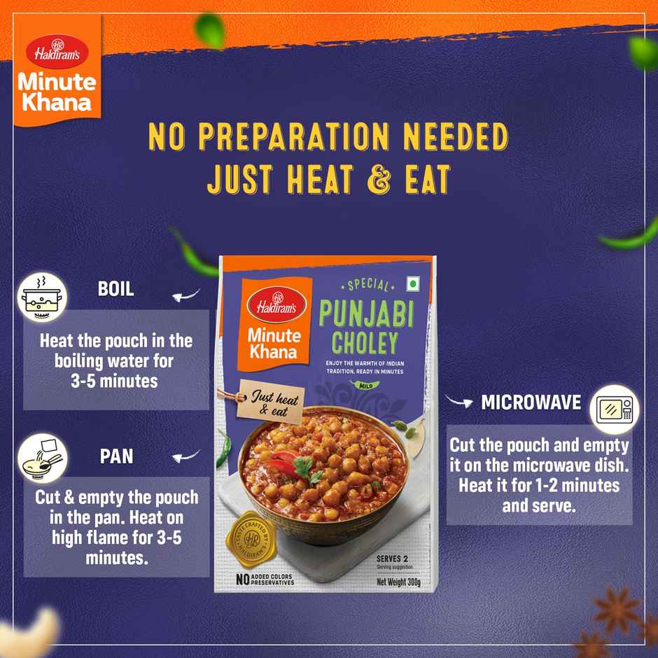 Haldiram's Ready To Eat Dilli Style Choley