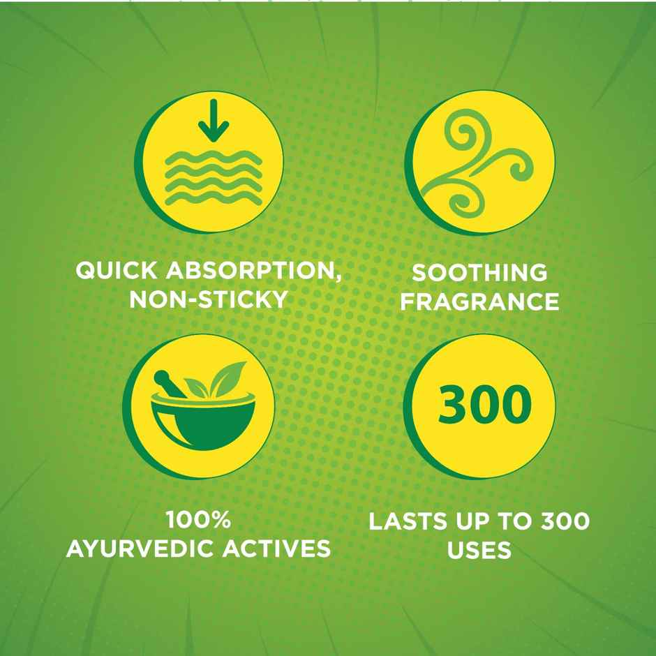 Zandu Roll-On Tension Gone, Instant Relief from Headache & Cold