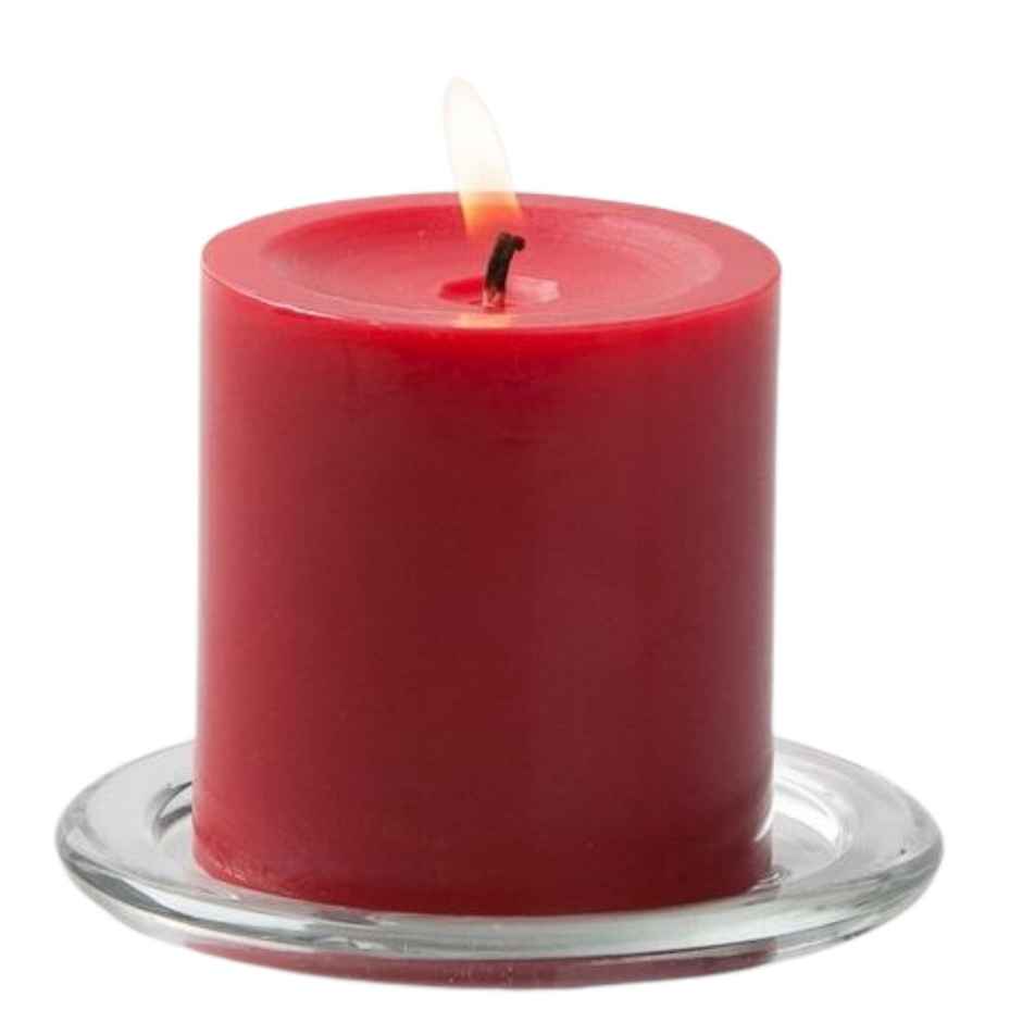Samsidhi Scented Pillar Candle (Rose)