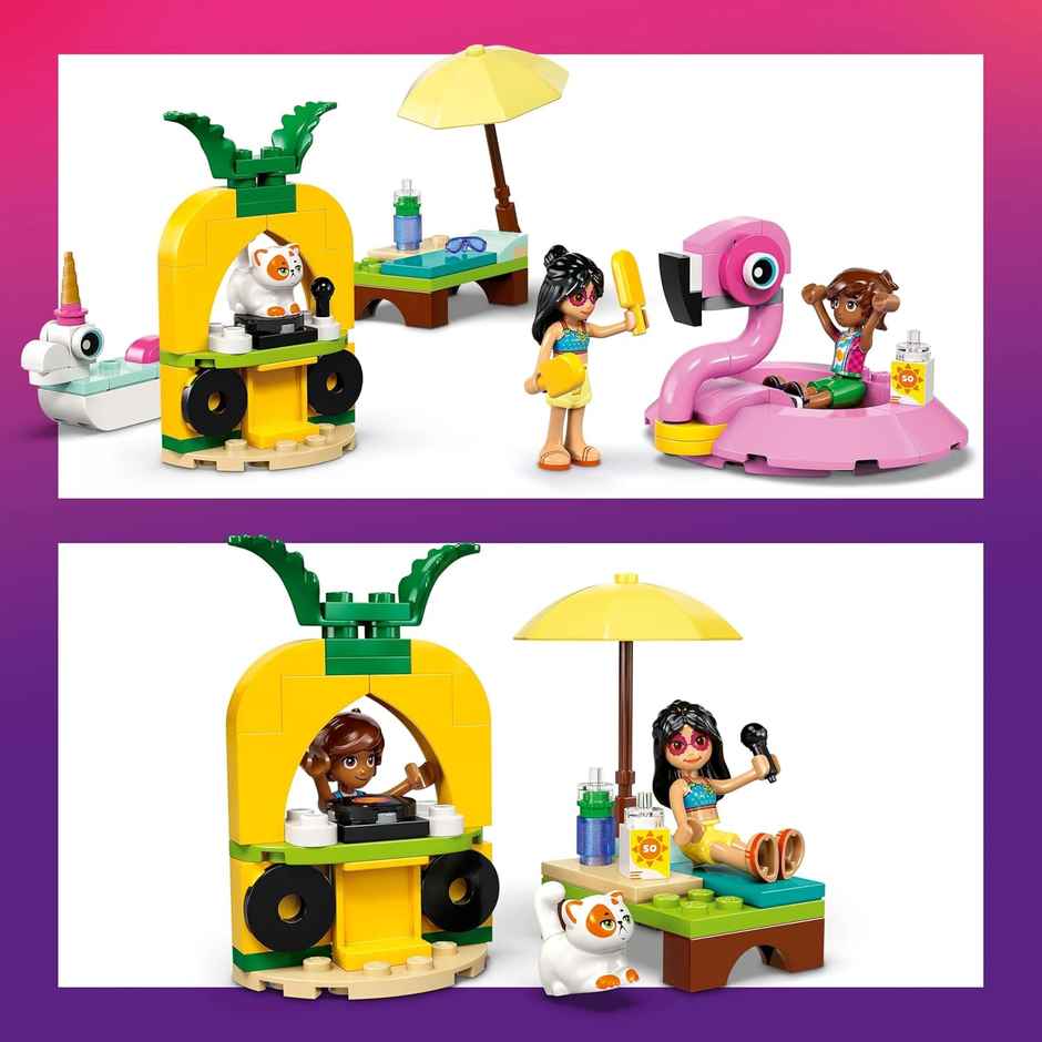LEGO Friends Unicorn & Flamingo Pool Party Toy Building Set 42658 Building Blocks Toys