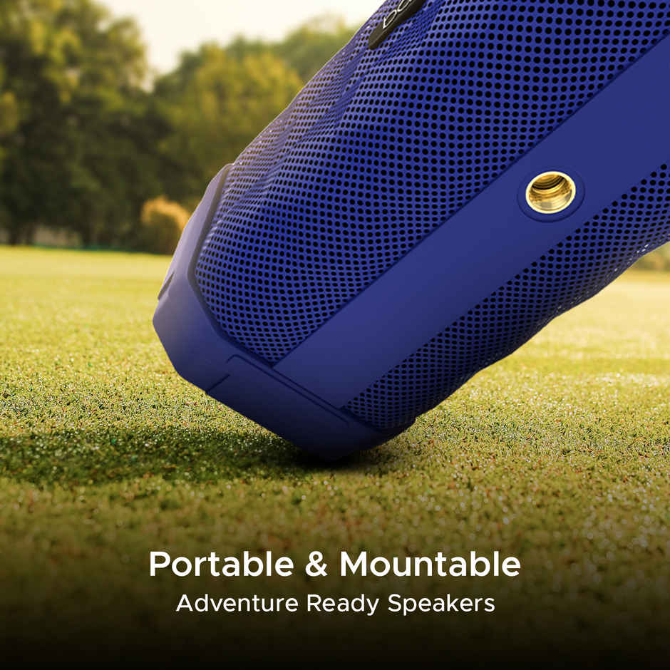 boAt Stone 650R BT Speaker w/ 10W Sound, 7H Playtime, IPX5 & Integrated Controls (Navy Blue)