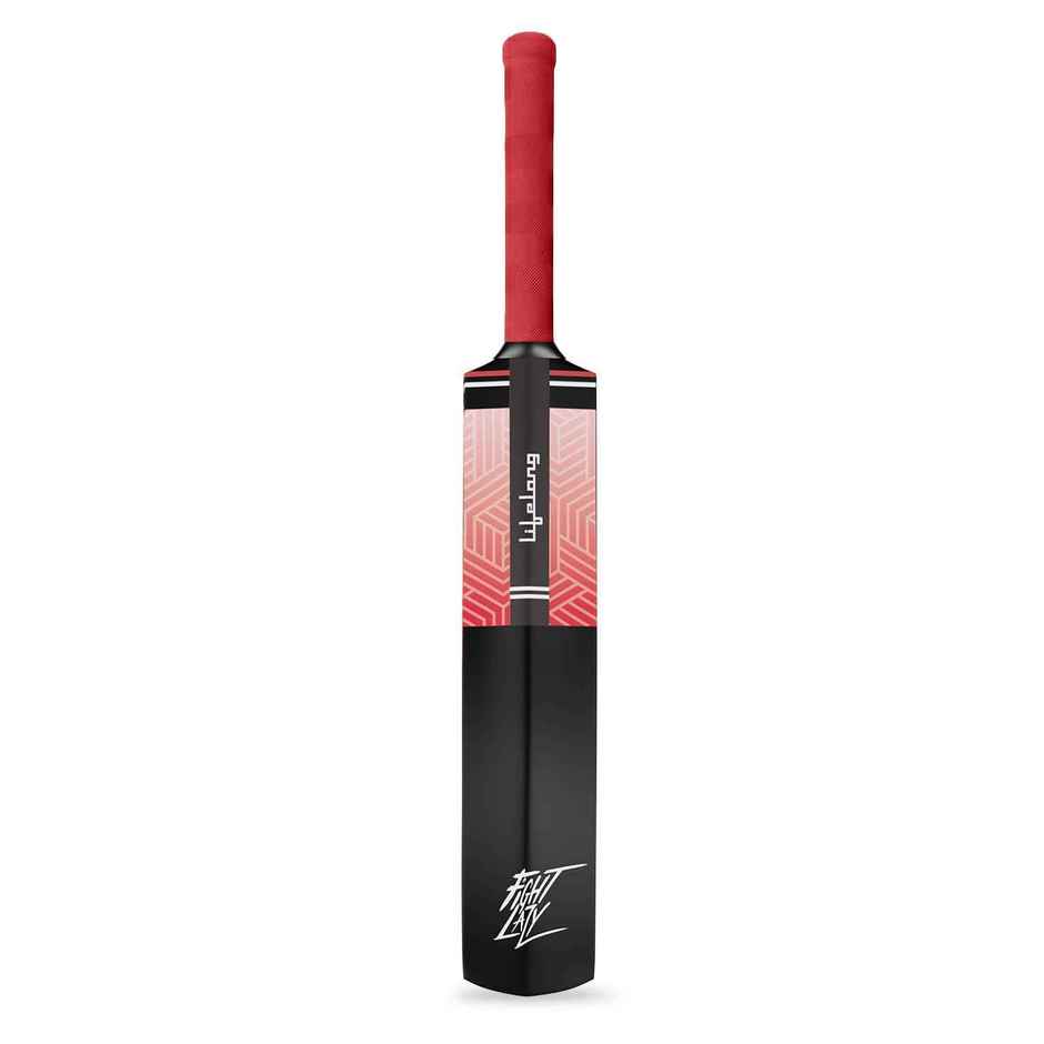 Lifelong 15+ years Plastic Cricket Bat 34 Inch | Black & Red