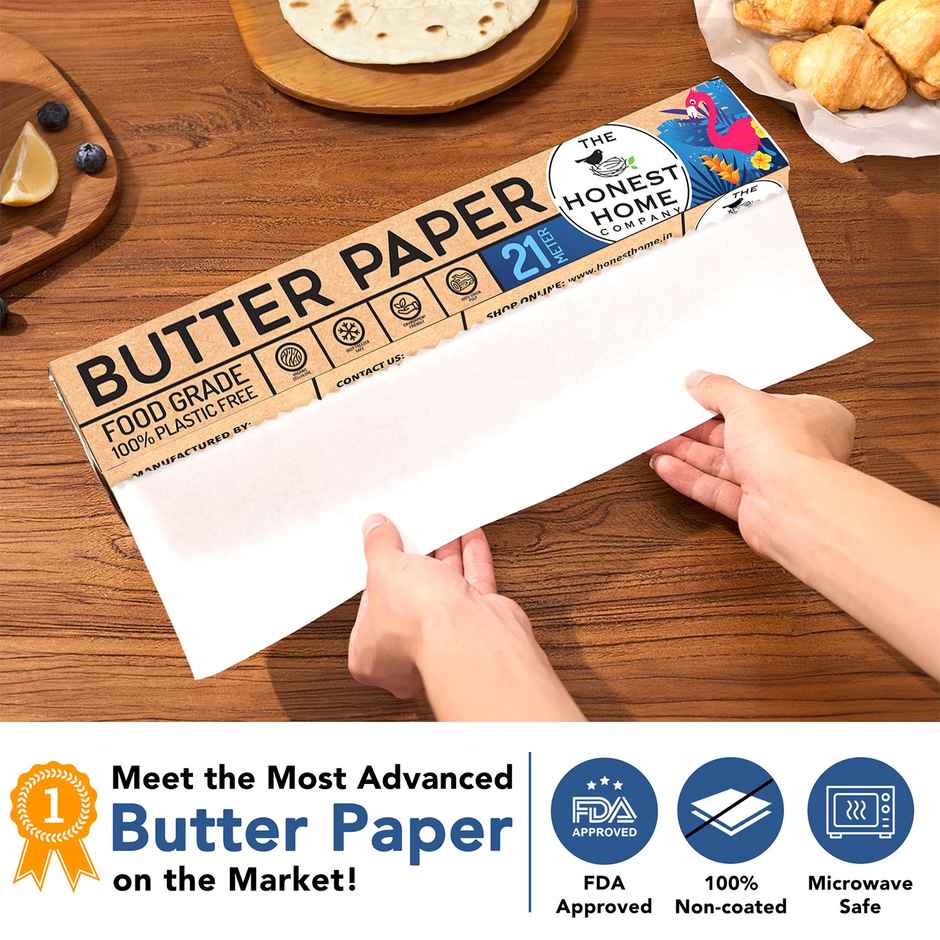 The Honest Home Company Butter Paper | 21 Meter
